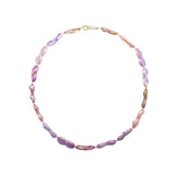 Freshwater Baroque  MultiColor  12-13mm  Butterfly Pearls  Necklace