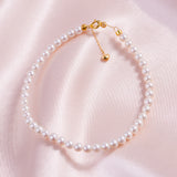 Freshwater Akoya  White  3-3.5mm  Round Pearls  Bracelet