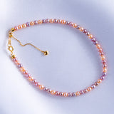 Freshwater Akoya  Purple  3-3.5mm  Round Pearls  Bracelet