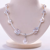 Freshwater Keshi  White  10-11mm  Keshi Pearls  Necklace