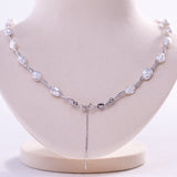 Freshwater Keshi  White  7-8mm  Keshi Pearls  Necklace