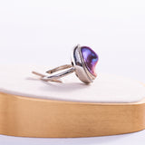 Freshwater Baroque  Purple  15-17mm  Fireball Pearls  Ring