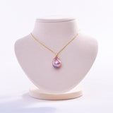 Freshwater Baroque  Purple  15-17mm  Fireball Pearls  Pendant