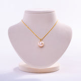 Freshwater Edison  Orange  12-13mm  Round Pearls  Pendant