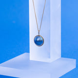 Mabe  Blue  12-13mm  Round Pearls  Pendant