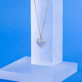 Mabe  White  12-13mm  Heart Pearls  Pendant