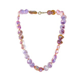 Freshwater Baroque  MultiColor  12-13mm  Butterfly Pearls  Necklace