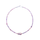 Freshwater Keshi  Purple  5-6mm  Keshi Pearls  Necklace